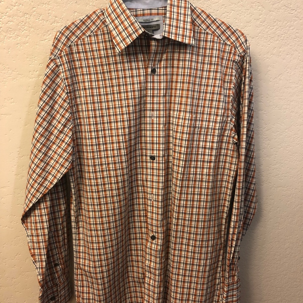 Johnston and Murphy Button Up Long sleeve